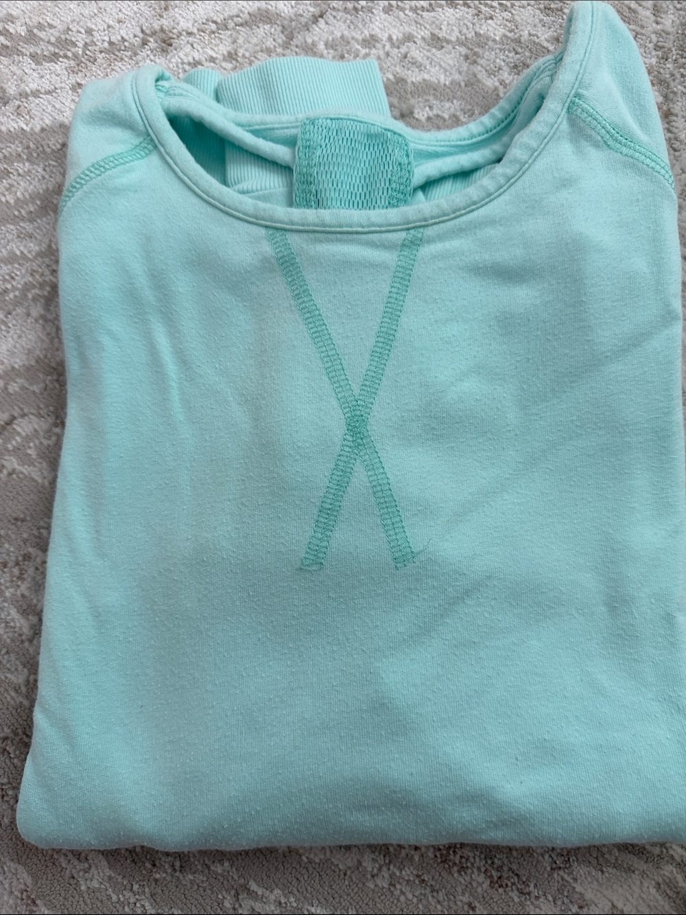 Split59 Women's Turquoise color gym full sleeves Top  - Made in USA